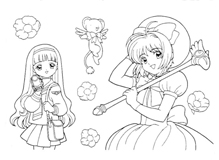 Cardcaptor Sakura Coloring Page